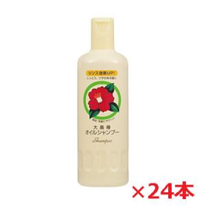 【24本セット】大島椿オイルシャンプー 400ml×24本  〜ツバキ石けんおよびツバキ油配合｜koyama-p