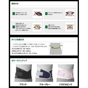 バンテリンコーワサポーター 腰椎コルセット ブ...の詳細画像3