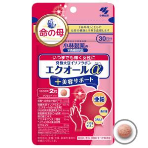 小林製薬 - 大豆 イソフラボン エクオール 30日分 命の母 小林製薬 小林製薬の栄養補助食品 命の母 エクオールαプラス美容