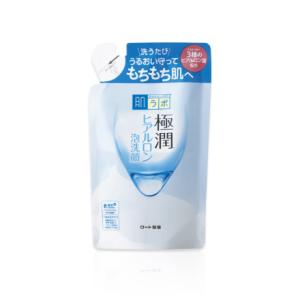 【ゆうメール発送・送料無料】ロート製薬 肌ラボ 極潤 ヒアルロン泡洗顔 つめかえ用 140mL