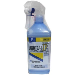 【第3類医薬品】消毒用エタノールIP「ケンエー」スプレー式　500mL｜koyama-p