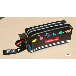 2019年 新入学・クラックス　 ツインファスナー ペンケース　 LITTLE DINOSOURS