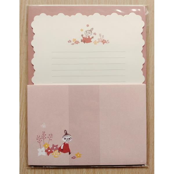 2023年9月・カミオジャパン　ムーミン柄　カームレター　(リトルミィ・紫紅)