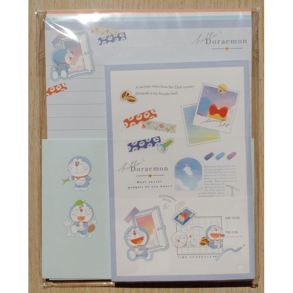 2023年10月・カミオジャパン　ドラえもん　CUTE MODEL レターセット　（どこでもドア）