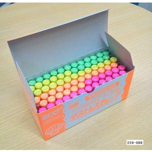 ダストレスチョーク 学校用蛍光 6色込 72本入 : 小山商店ウェブ