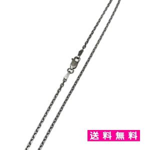 【速達配送】 シルバーアクセサリー ネックレス シルバー925 燻し4面カットチェーン2.6-60 【速達】｜koyasan-sousenji