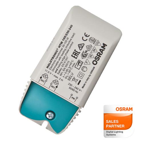 OSRAM電子安定器　HTM105/230-240（12Vハロゲンランプ用 / 調光可能型 ダウント...