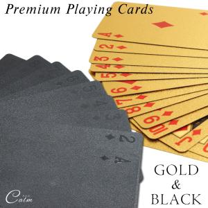 ゴールドトランプ カード ゲーム 金 ゴージャス 輝くプラスチック