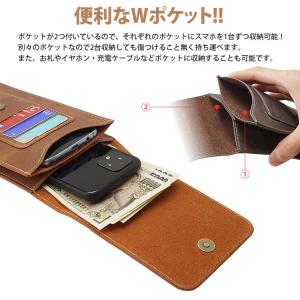 スマホポーチ スマホケース 6.5インチ カラ...の詳細画像1