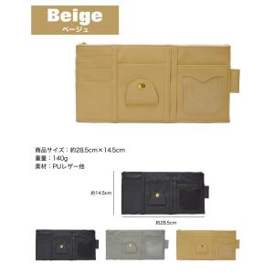 サンバイザー 収納 ポケット 車用 多機能ポケ...の詳細画像5