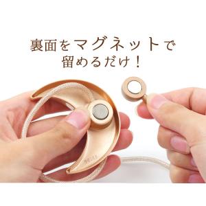 2個セット 月型 カーテンタッセル マグネット...の詳細画像1