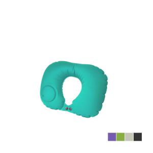 ポンプ式 ネックピロー エアーピロー 旅行 携帯枕 トラベル