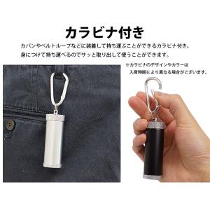 携帯灰皿 アッシュトレイ カラビナ付き 金属製...の詳細画像4