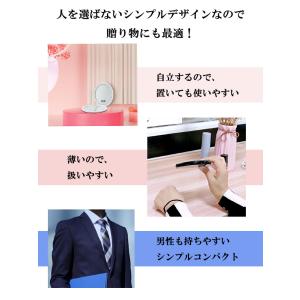 手鏡 メイク 拡大鏡 ミラー 化粧グッズ 携帯...の詳細画像5