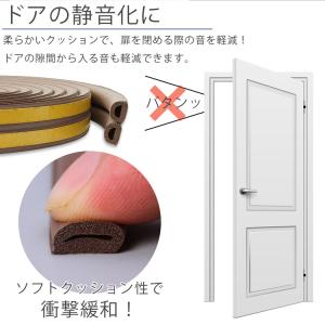 クッション隙間テープ 5m 衝撃 緩和 静音 ...の詳細画像3