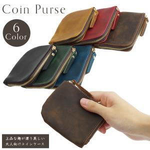 コインケース 本革 小銭入れ 財布 薄型 スリ...の詳細画像1