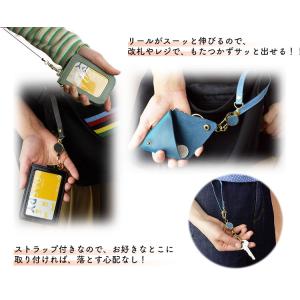 リールストラップ ショート キーリール 伸びる...の詳細画像2