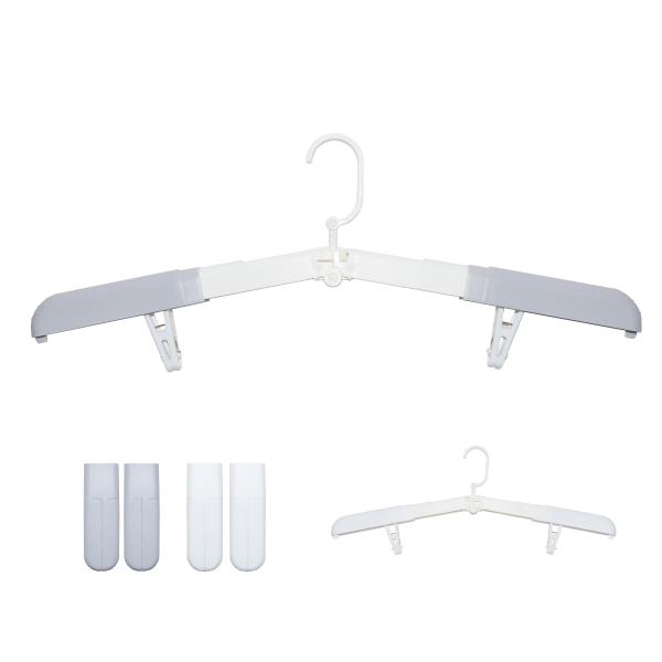 携帯 折りたたみハンガー 2個セット コンパクト 持ち運び 洗濯 物干し 旅行 出張 アウトドア キ...