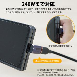USB Type-C 角度 変換アダプタ L字...の詳細画像4
