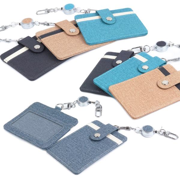 パスケース リール付き IDカード リール ジーンズ 定期入れ メンズ レディース 脱落防止バンド付...