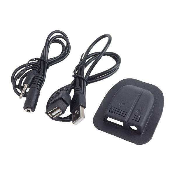 USB延長ケーブル USBポート 後付け 3.5mm シェル付き リュック カバン バックパック U...