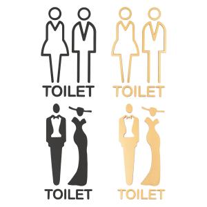 トイレマークトイレ 標識 トイレサイン ドアサイン ピクトサイン ステッカー 洗面所 ドア おしゃれ サイン ピクトグラム サインプレート カフェ