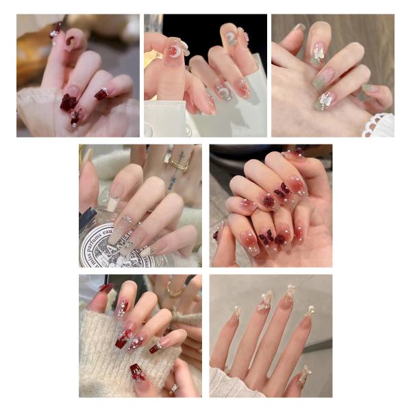 ネイルチップ 24枚セット 選べる セルフ パーツ ショート ロング デザイン ジェル ニュアンス ...