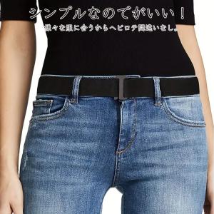 ゴムベルト ノーバックル フック式 ベルト 男...の詳細画像3