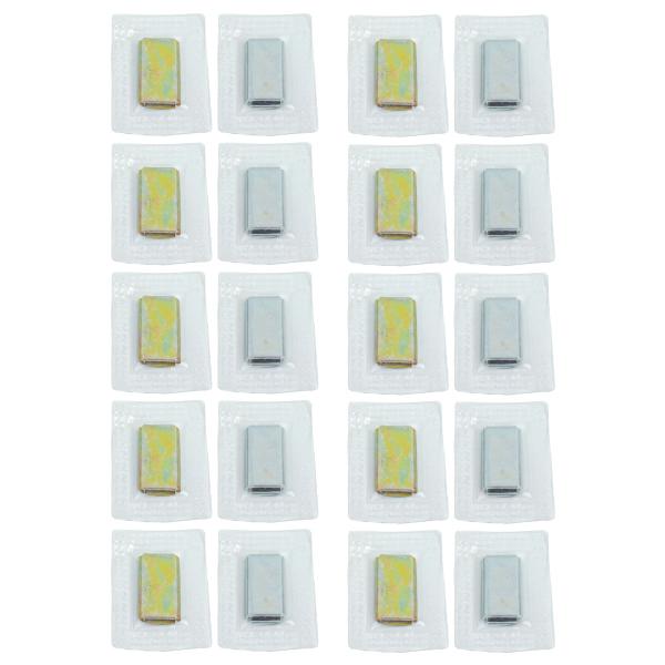マグネットボタン 隠しボタン 縫い付け 磁石 手芸 クラフト 強力 3.5cm×2.5cm PVC密...