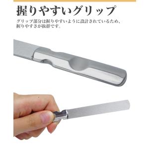 両面 爪やすり 爪磨き 収納ケース 付属 マニ...の詳細画像3