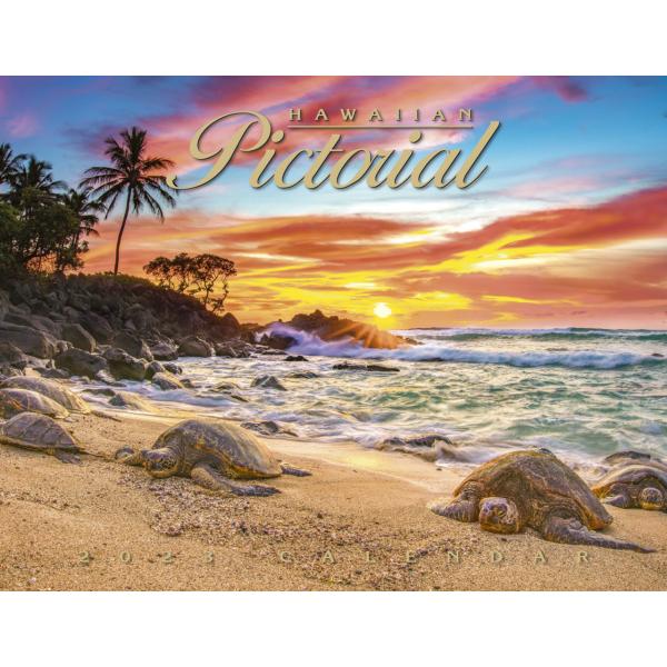 送料無料！ ABCストア　2023年 ハワイ カレンダー　Hawaiian Pictorial　ハワ...