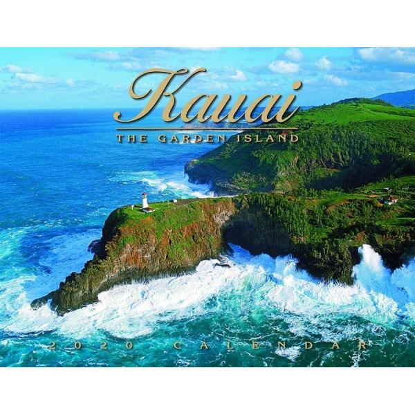 過去カレンダー　 送料無料！ 2020年 ハワイカレンダー　The Garden Island　カウ...