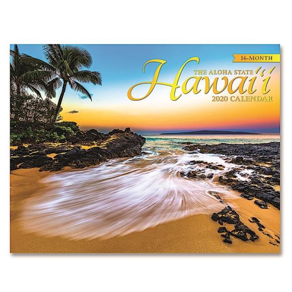 過去カレンダー 送料無料！ 2020年 アイランドヘリテイジ社製 ハワイカレンダー （16カ月カレン...