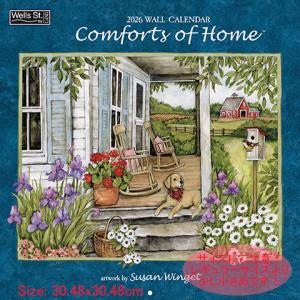 2026 アメリカ ラングカレンダー / ウェルズ ストリート / 30.48x30.48cm Comforts of Home コンフォート・オブ・ホーム カントリーカレンダー 要注サイズ