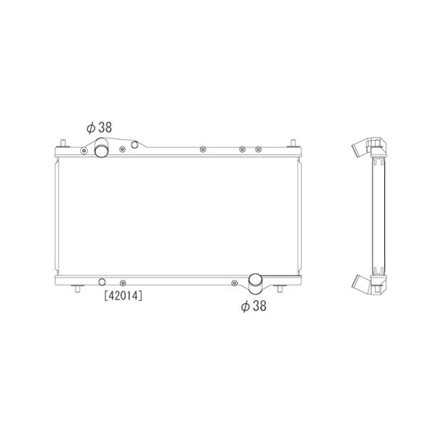 ホンダ NSX NA1 NA2 TYPE-M MT ラジエーター
