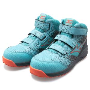 ミズノ　オールマイティLSII73M BOA　安全靴カーキ×ホワイト ミズノ オールマイティLSII73M BOA カーキ×ホワイト F1GA220336 安全靴