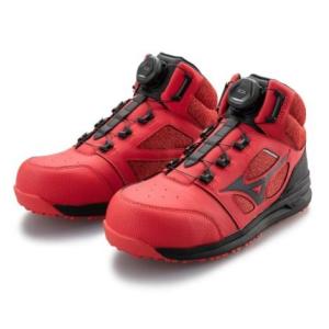 ミズノ オールマイティ LSII52L BOA レッド×ホワイト F1GA220262 安全