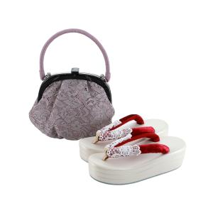 振袖用 ぞうり 三段 かかと高 草履 M・L・LL 全3色 zh-185 : 和の