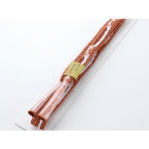 伊賀くみひも 前沢工房 正絹 帯締め ブラウン...の詳細画像2