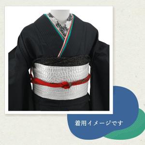 日本製 留袖 振袖用 正絹 帯揚げ 花 更紗柄...の詳細画像2