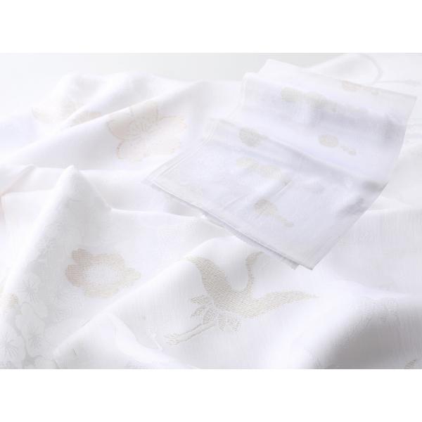 訳あり 縫取 留袖用  帯揚げ 白 単品 全10種 ak-332