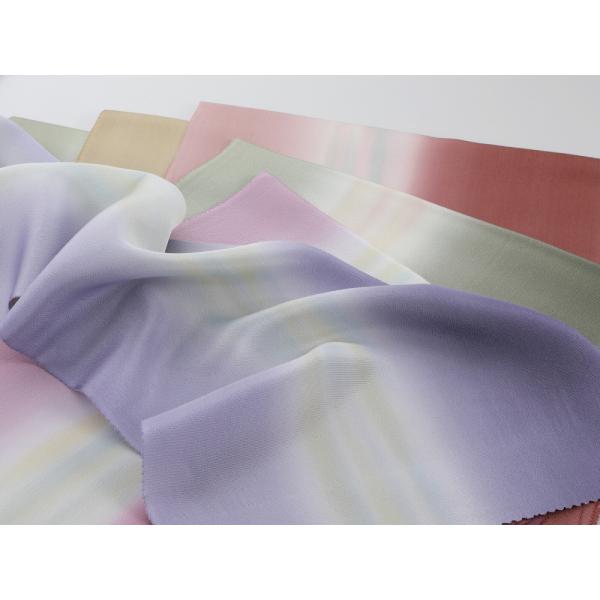洒落用 正絹 丹後ちりめん グラデーション 帯揚げ 全7色 ak-336
