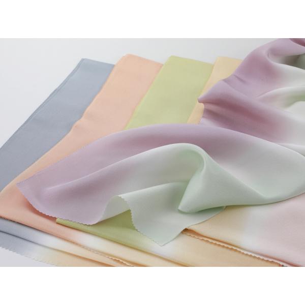 洒落用 正絹 丹後ちりめん ツートン 帯揚げ 全5色 ak-337