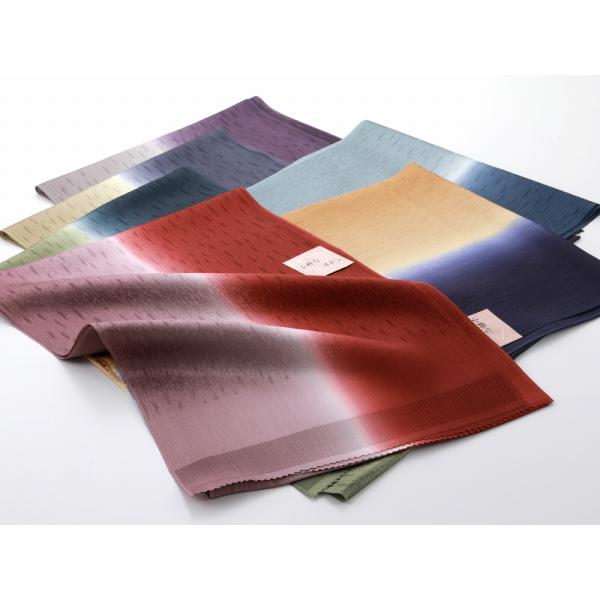 正絹 丹後ちりめん ツートン 帯揚げ 全5色 ak-351