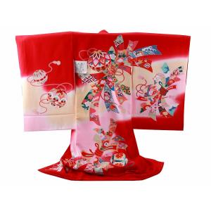 お宮参り でんちセット 男児 正絹 綿入り 一つ身 産着 日本製 90サイズ