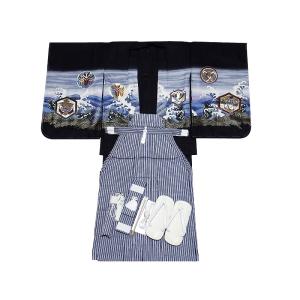 男児トータルセット アンサンブル＆袴 男の子用 祝着フルセット 5h-130