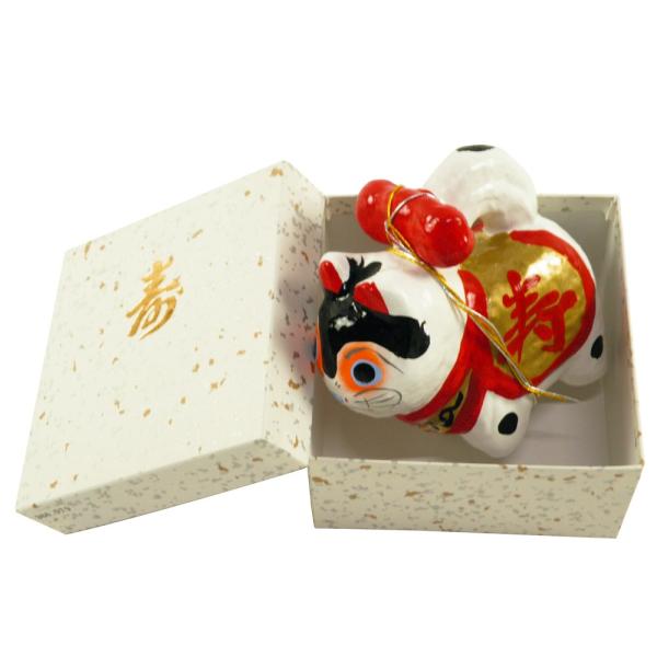 お宮詣り 小物 いぬ張り子 単品 箱入り ks-50