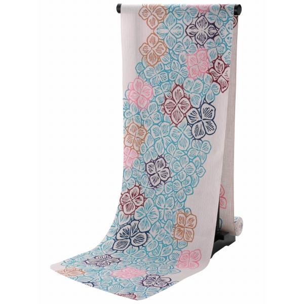 50%OFF 源氏物語 本染 綿麻 ブランド 浴衣 反物 高級  ge-32