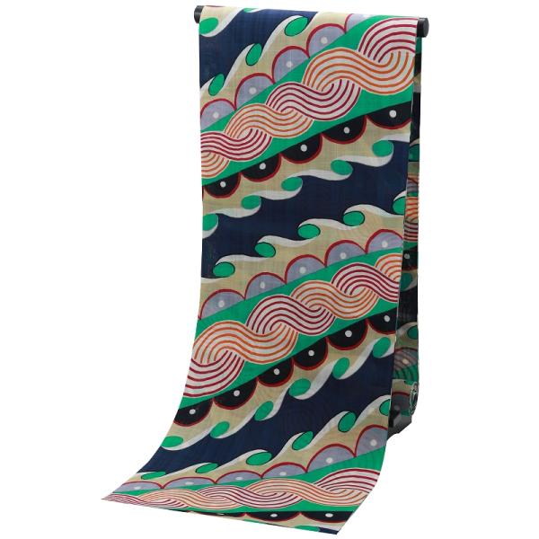 岡重 OKAJIMA 京都 岡重謹染 変わり織り 女性用 ゆかた 反物 浴衣 日本製 イエロー系  ...