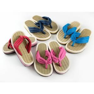 いぐさ サンダル お子様から大人 軽量 たたみ 草履 ソフト鼻緒